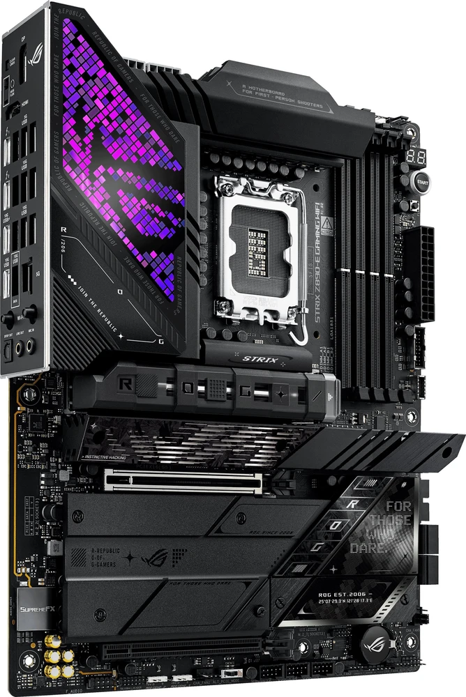 Pagrindinė plokštė ASUS ROG STRIX Z890-E GAMING WIFI LGA1851 DDR5 ATX MB