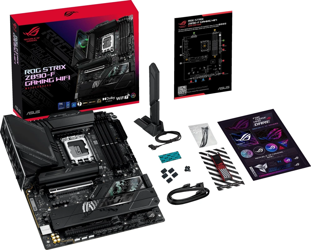 Pagrindinė plokštė ASUS ROG STRIX Z890-F GAMING WIFI LGA1851 DDR5 ATX MB