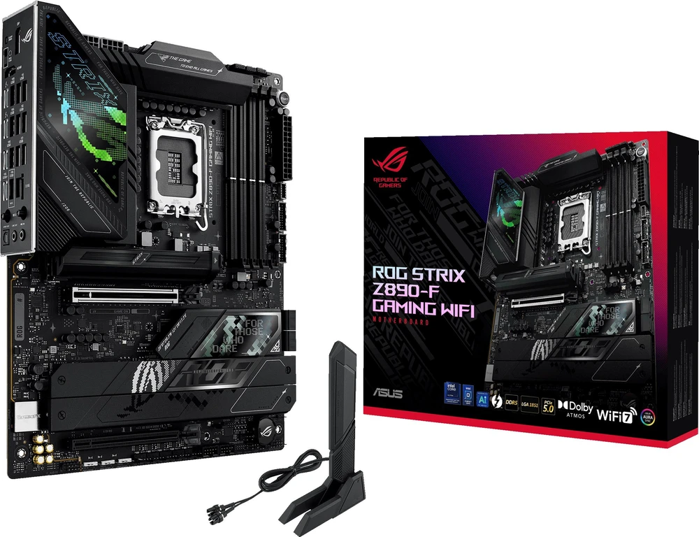 Pagrindinė plokštė ASUS ROG STRIX Z890-F GAMING WIFI LGA1851 DDR5 ATX MB