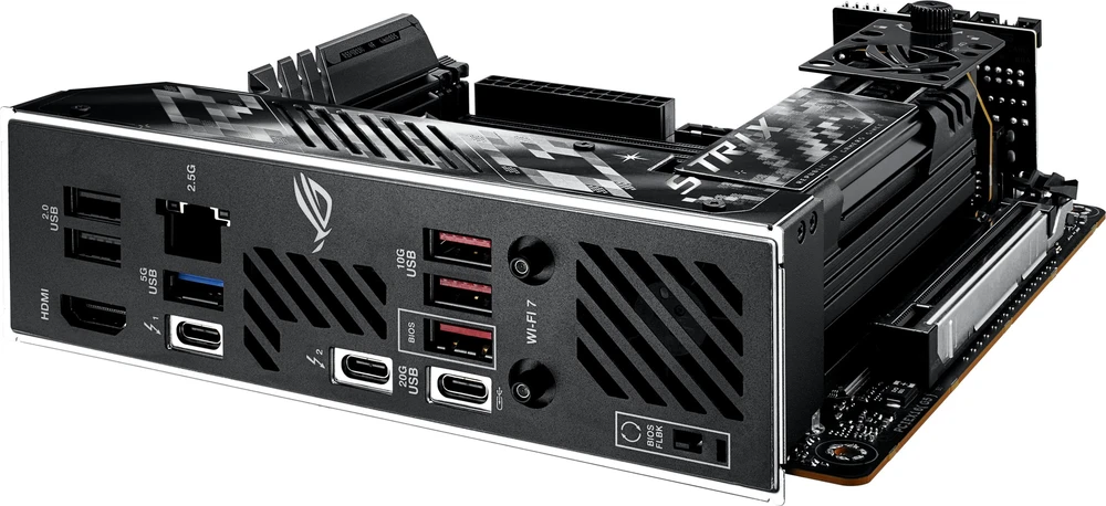 ASUS ROG Strix Z890-I žaidimų WiFi pagrindinė plokštė, LGA 1851 lizdas, Intel Z890, Mini-ITX, DDR5