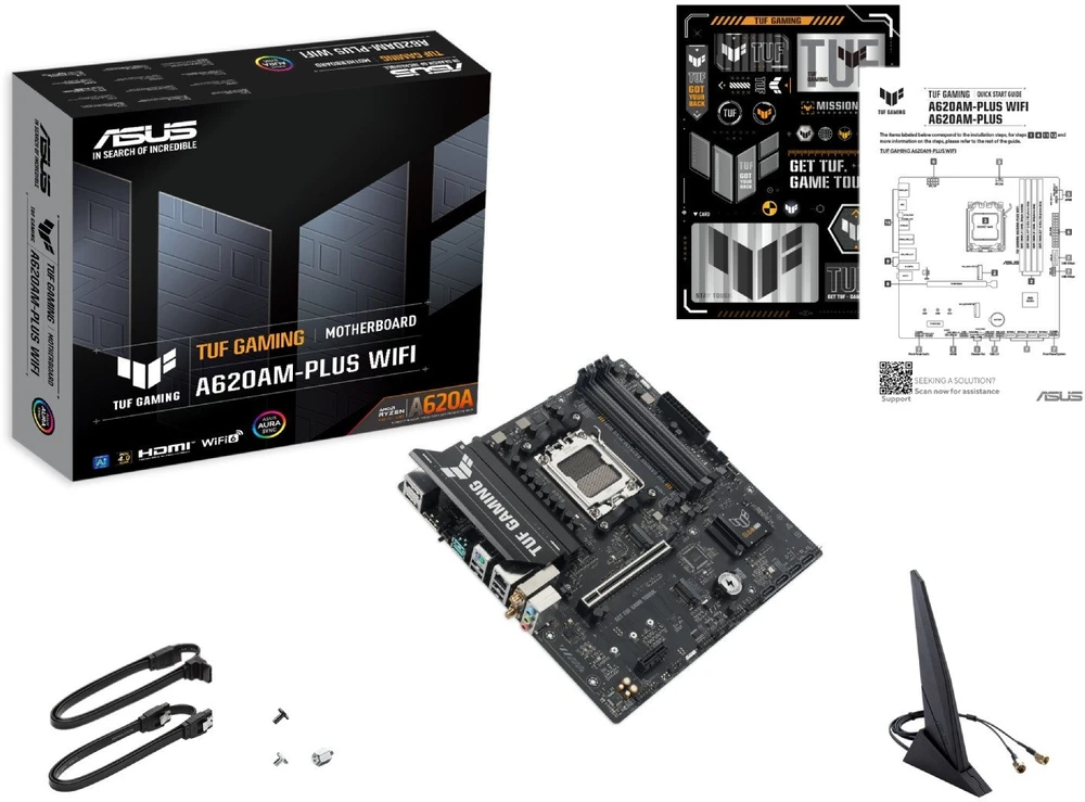 Pagrindinė plokštė ASUS TUF GAMING A620AM-PLUS WIFI