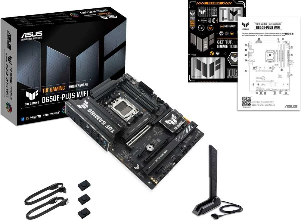 ASUS TUF GAMING B650E-PLUS WIFI AMD B650 Socket AM5 ATX