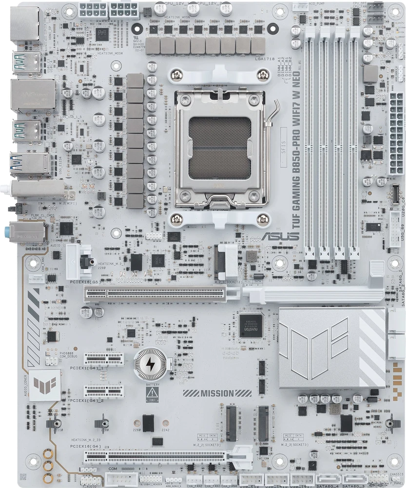 Pagrindinė plokštė ASUS TUF GAMING B850-PRO WIFI7 W NEO AMD B850 Socket AM5 ATX
