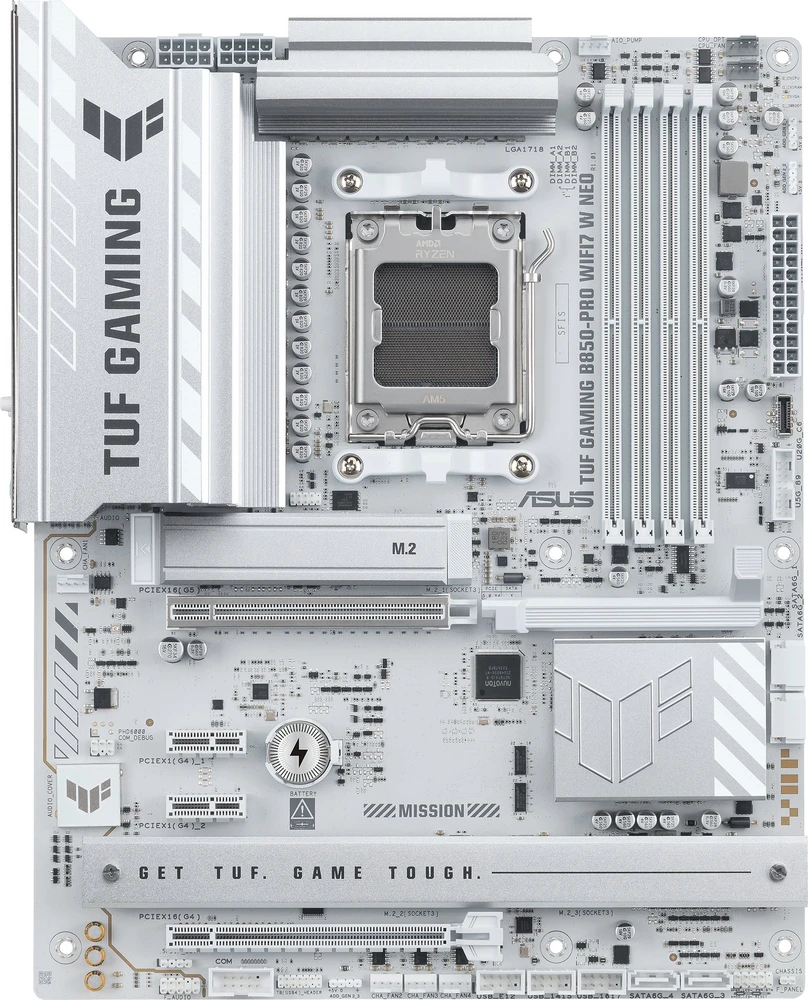 Pagrindinė plokštė ASUS TUF GAMING B850-PRO WIFI7 W NEO AMD B850 Socket AM5 ATX