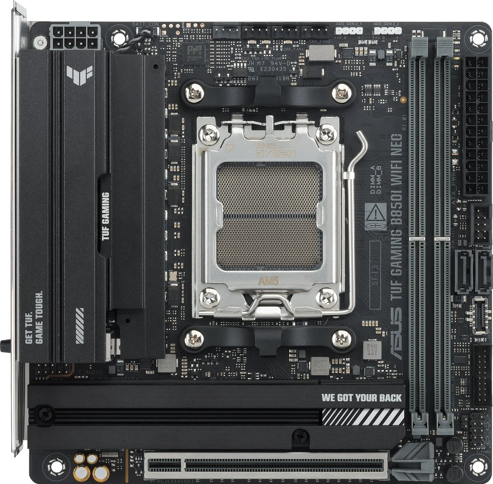pagrindinė plokštė Asus TUF GAMING B850I WIFI NEO