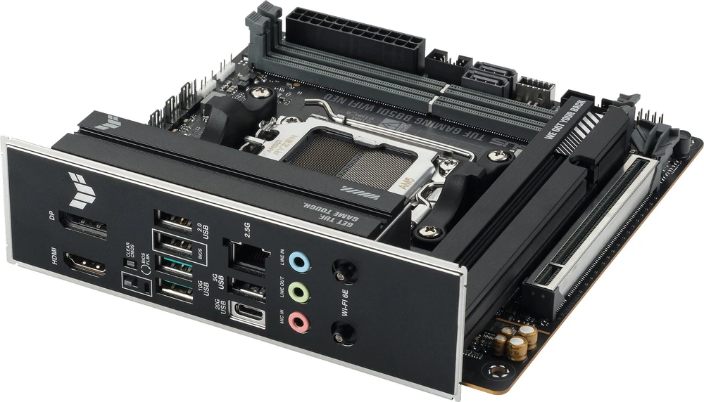 pagrindinė plokštė Asus TUF GAMING B850I WIFI NEO