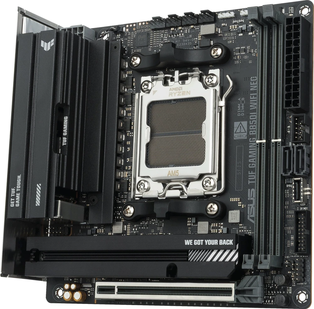 pagrindinė plokštė Asus TUF GAMING B850I WIFI NEO