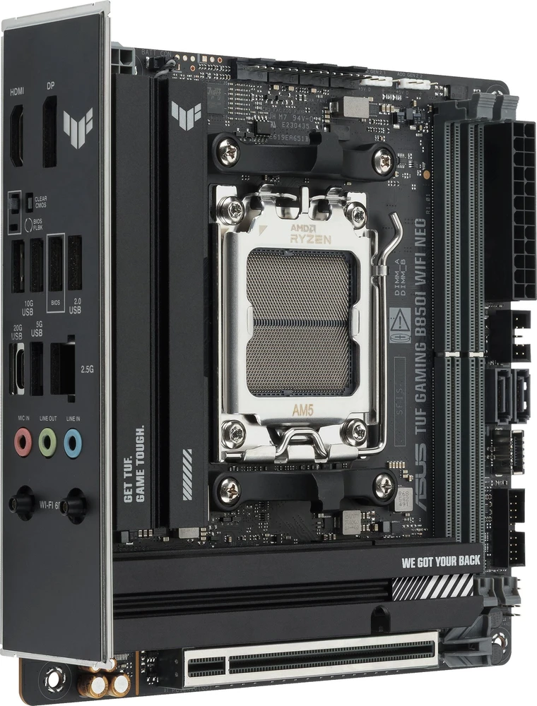 pagrindinė plokštė Asus TUF GAMING B850I WIFI NEO
