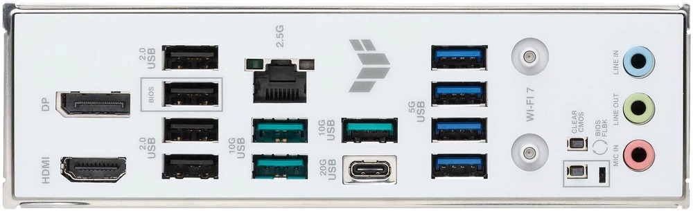 Pagrindinė plokštė Asus TUF GAMING B850M-PLUS WIFI7 W | Procesorių šeima AMD | Procesoriaus lizdas AM5 | DDR5 | Palaikomos standžiojo disko sąsajos SATA, M.2 | SATA jungčių skaičius 4