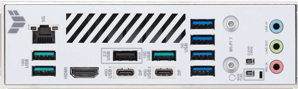 Pagrindinė plokštė ASUS TUF GAMING X870-PRO WIFI7 W NEO AMD X870 Socket AM5 ATX