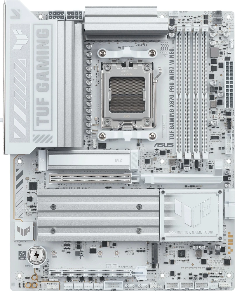 Pagrindinė plokštė ASUS TUF GAMING X870-PRO WIFI7 W NEO AMD X870 Socket AM5 ATX