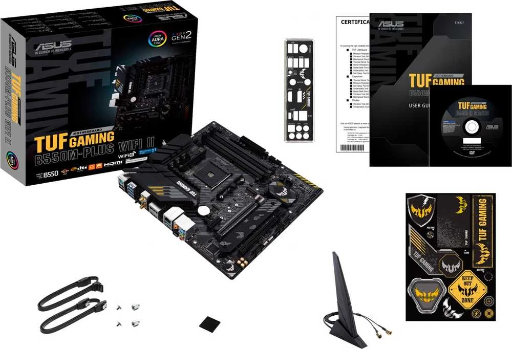 Pagrindinė plokštė ASUS TUF Gaming B550M-PLUS WIFI II