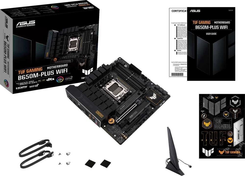 Pagrindinė plokštė Asus TUF GAMING B650M-PLUS WIFI