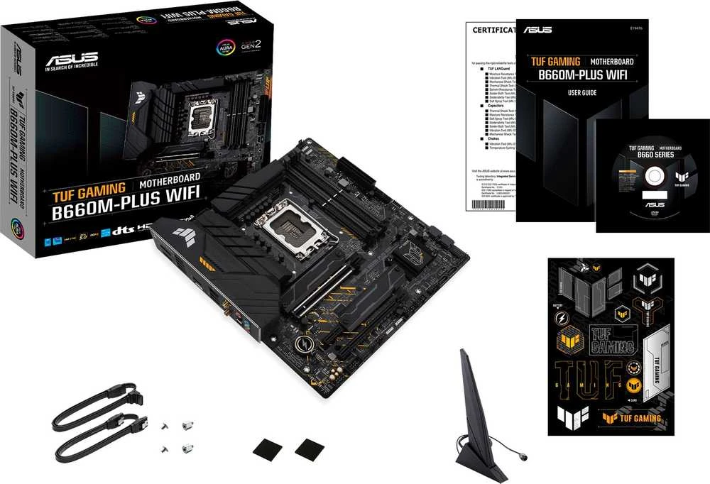 Pagrindinė plokštė Asus TUF GAMING B660M-PLUS WIFI