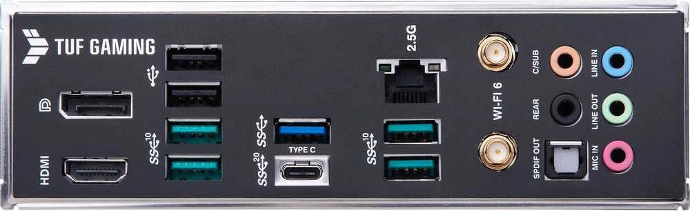 Pagrindinė plokštė Asus TUF GAMING B660M-PLUS WIFI
