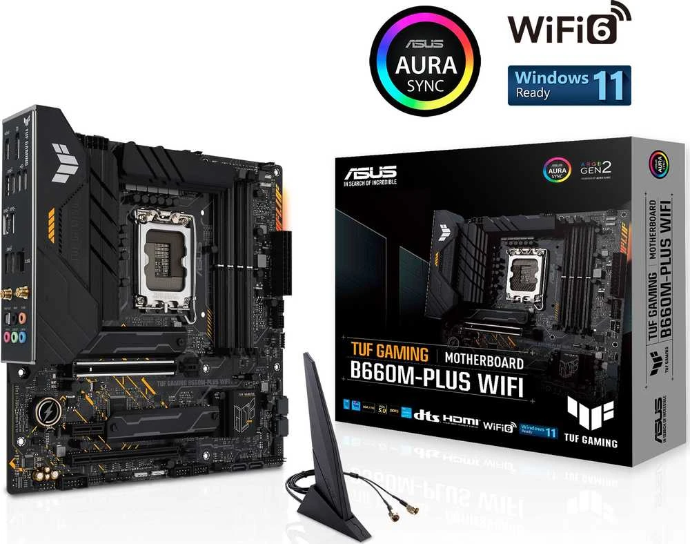 Pagrindinė plokštė Asus TUF GAMING B660M-PLUS WIFI