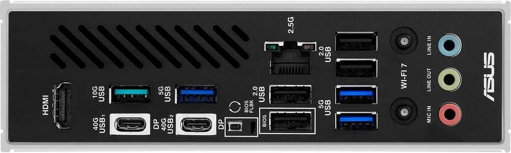 Pagrindinė plokštė ASUS X870 MAX GAMING WIFI7 AM5 MB 4xDDR5