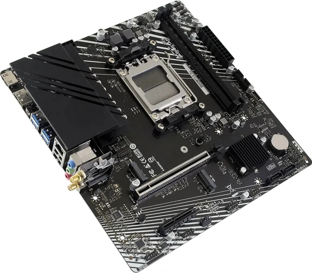 Biostar B850MT2-E DJ pagrindinė plokštė AMD B850 lizdas AM5 micro ATX