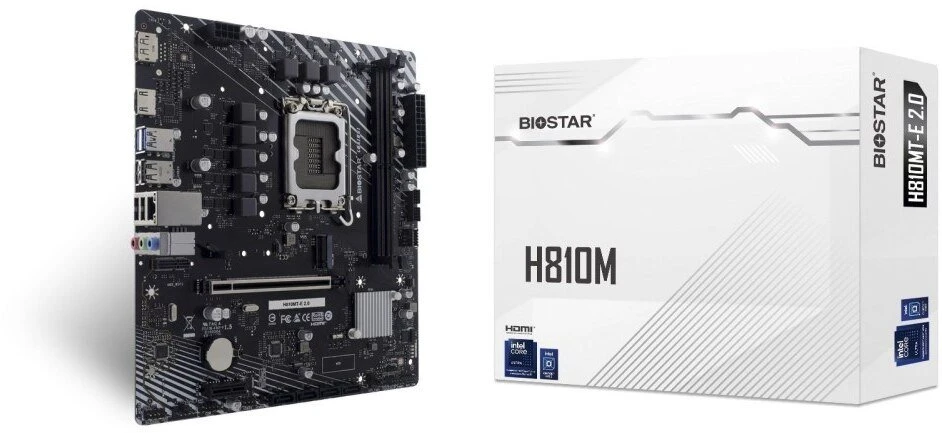 BIOSTAR H810MTE 2.0 pagrindinė plokštė