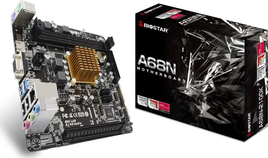 Pagrindinė plokštė Biostar A68N-2100K