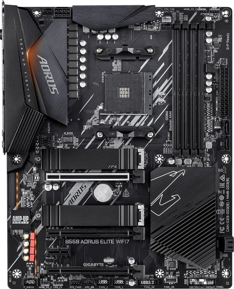 pagrindinė plokštė Gigabyte B550 AORUS ELITE WIFI7