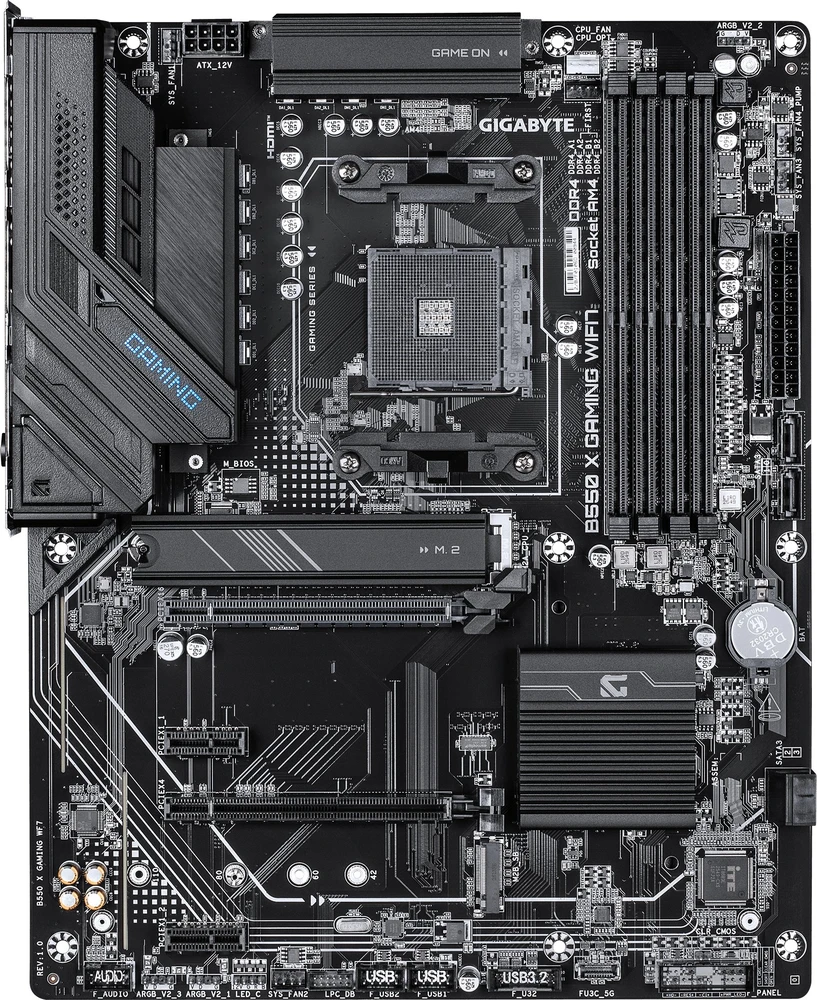 GIGABYTE B550 X Gaming WIFI7 pagrindinė plokštė AM4 lizdas