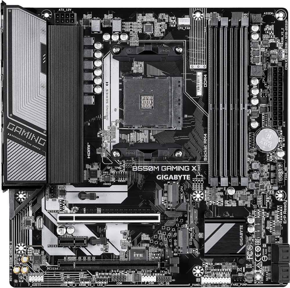 pagrindinė plokštė Gigabyte B550M GAMING X