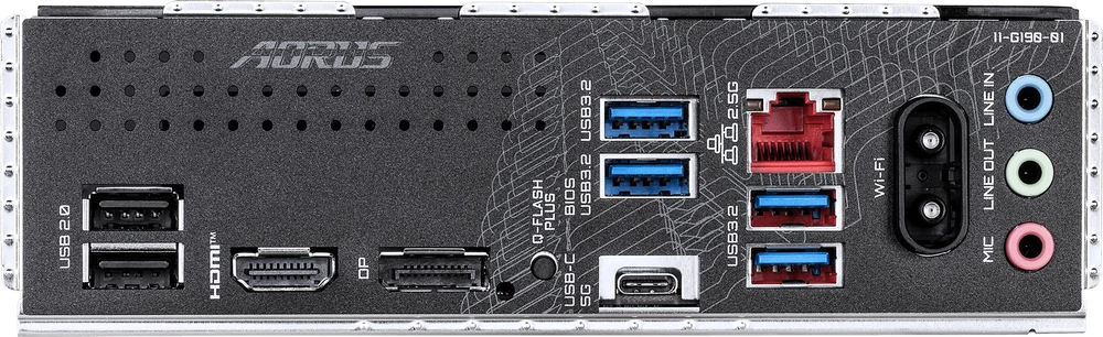 Pagrindinė plokštė GIGABYTE B550M X AORUS ELITE WIFI7 AMD B550 AM4 lizdas „micro ATX“