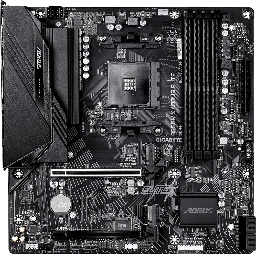 pagrindinė plokštė Gigabyte B550M X AORUS ELITE