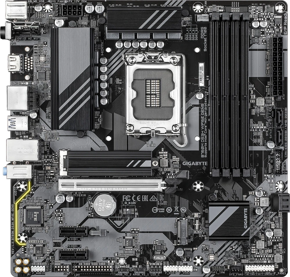Gigabyte B760M DS3H WF6E GEN5