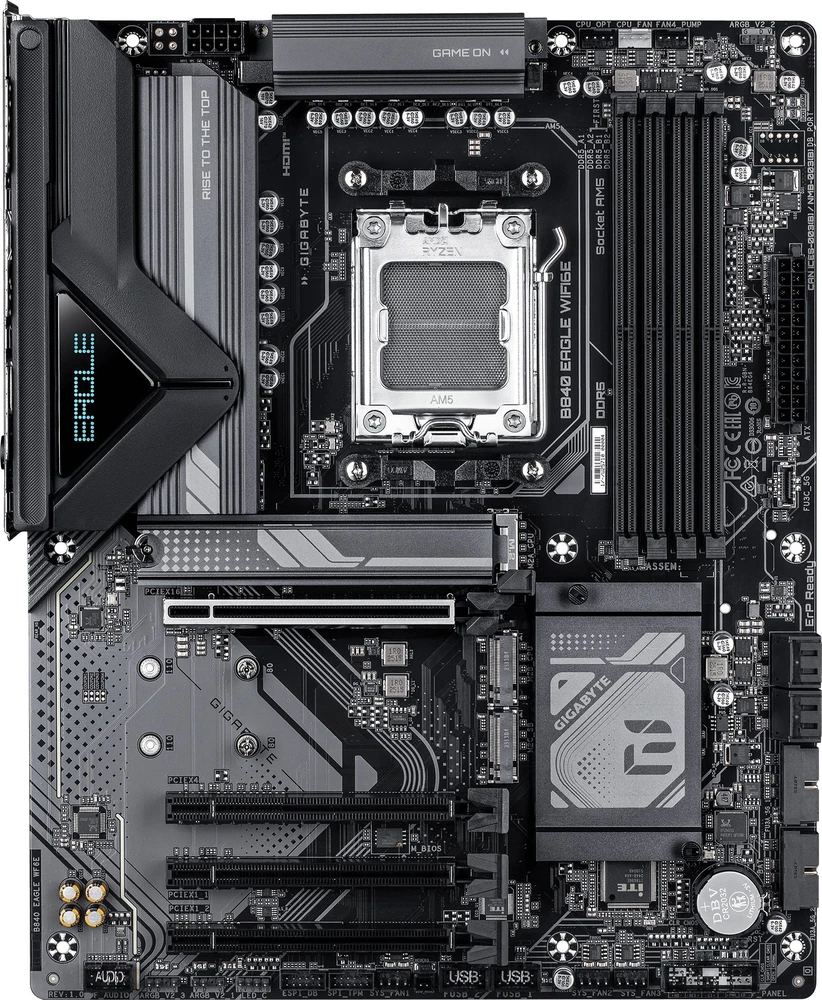 Gigabyte GA-B840 EAGLE WF6E (AM5) (D) pagrindinė plokštė