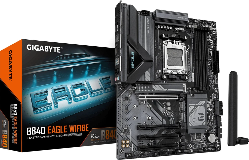 Gigabyte GA-B840 EAGLE WF6E (AM5) (D) pagrindinė plokštė