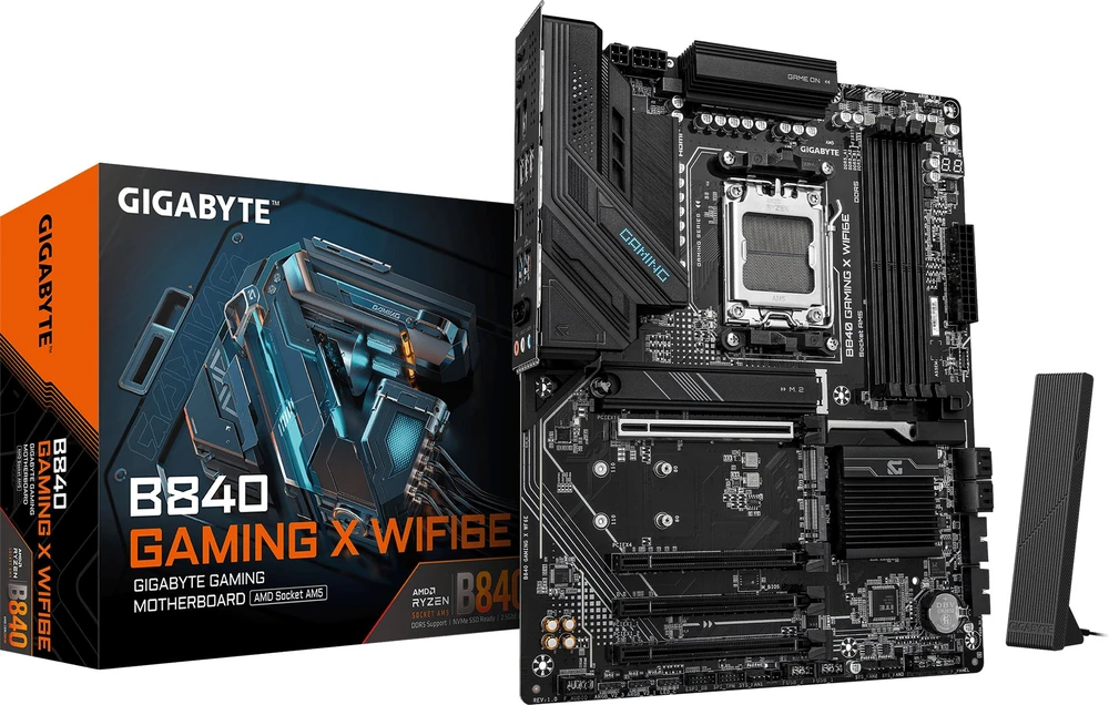 Pagrindinė plokštė Gigabyte GA-B840 Gaming X WF6E (AM5) (D)