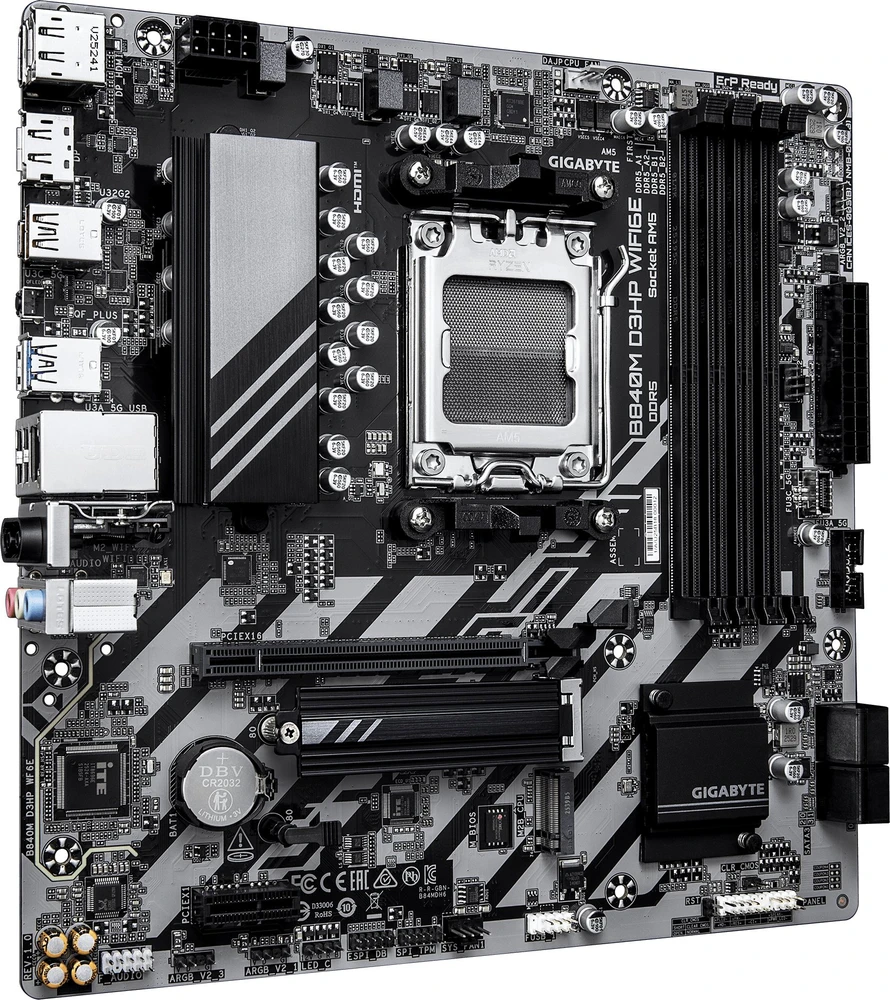 pagrindinė plokštė Gigabyte B840M D3HP WIFI6E