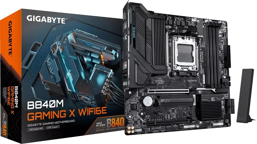 Pagrindinė plokštė Gigabyte B840M GAMING X WF6E