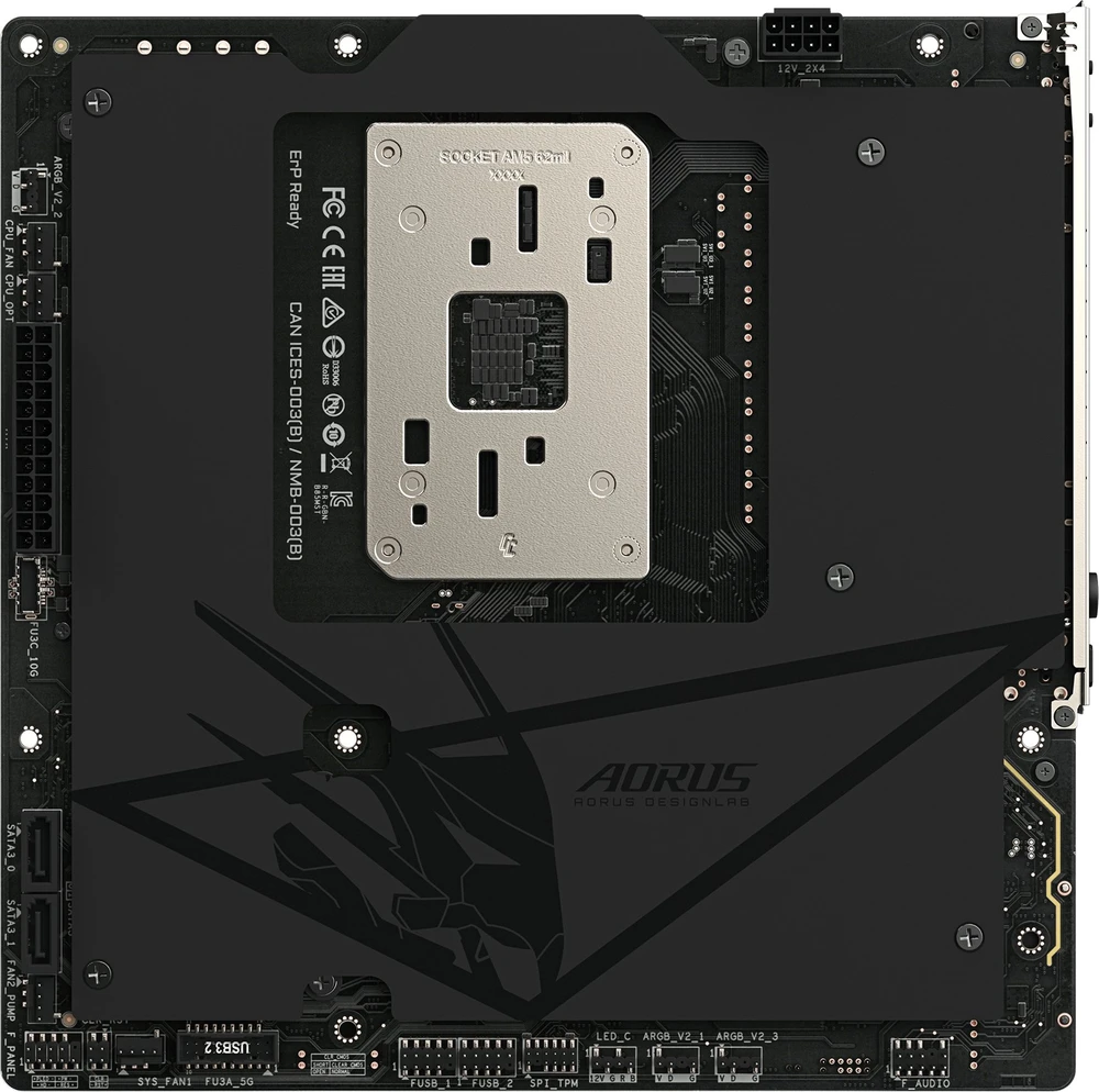Pagrindinė plokštė Pamatplāksne Gigabyte B850M AORUS STEALTH AMD B850 AM5 ligzda micro ATX pamatplāksne