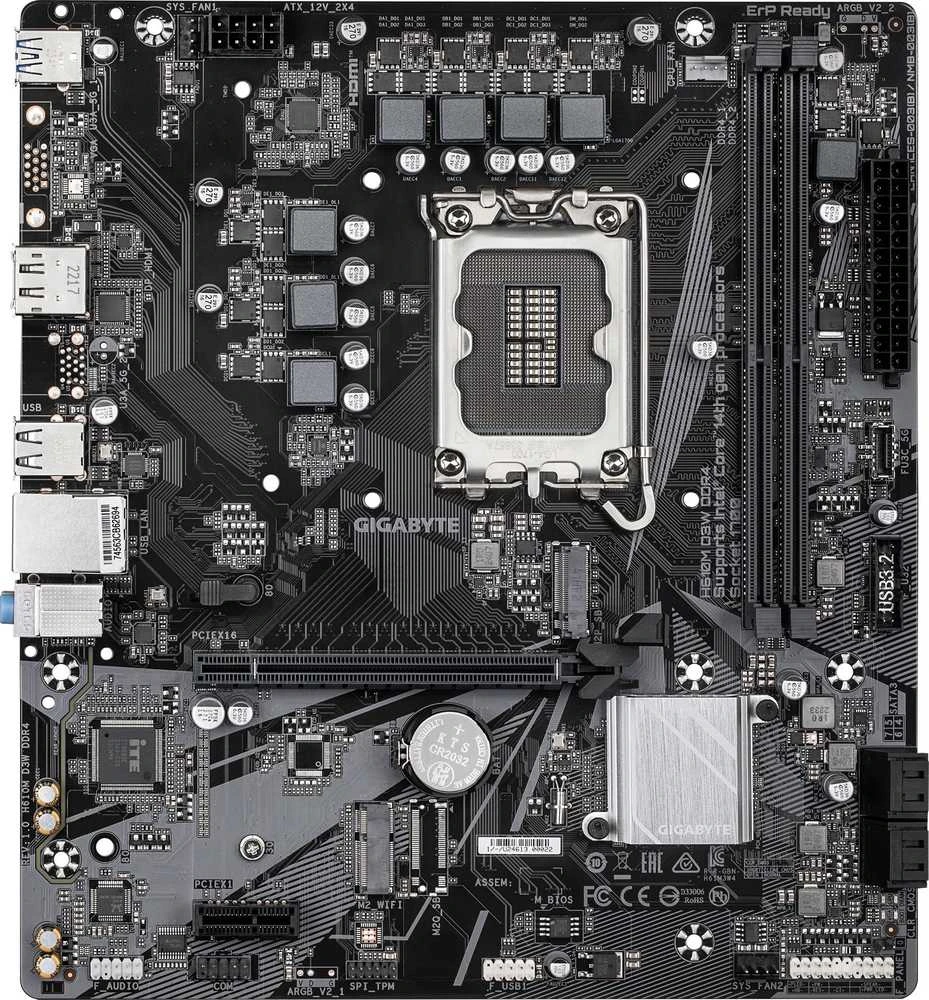 Pagrindinė plokštė Gigabyte H610M D3W DDR4 | Procesorių šeima Intel | Procesoriaus lizdas LGA1700 | DDR4 | Palaikomos standžiojo disko sąsajos M.2, SATA | SATA jungčių skaičius 4