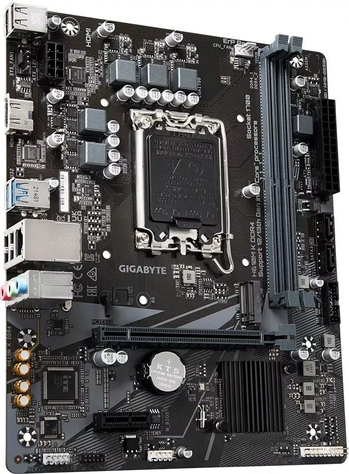 Pagrindinė plokštė Gigabyte H610M K DDR4