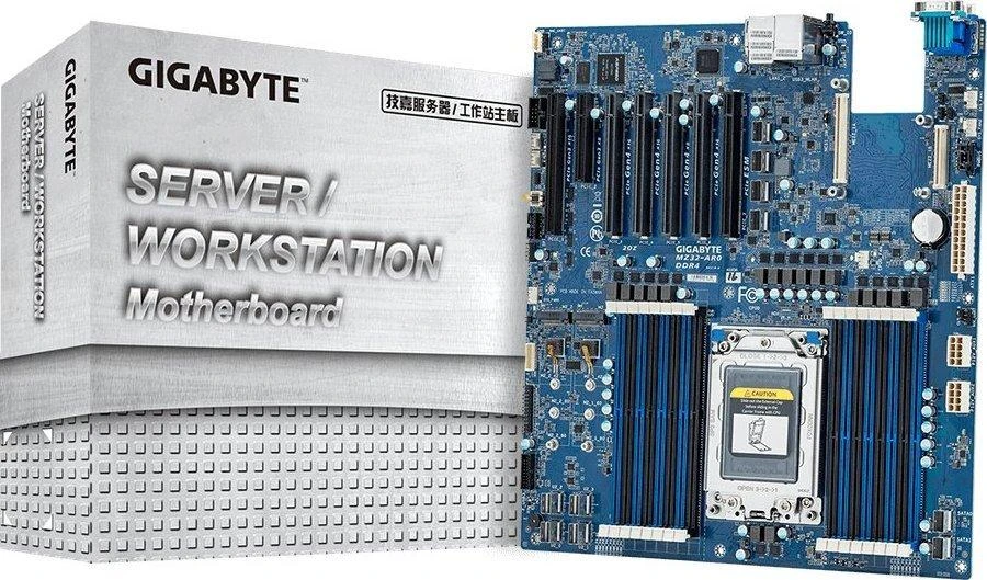 „Gigabyte“ pagrindinė plokštė MZ32-AR0, vieno lizdo SP3
