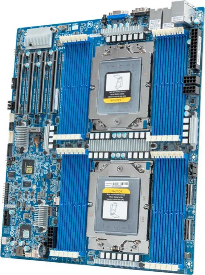 Pagrindinė plokštė Gigabyte MZ73-LM0, SP5, E-ATX