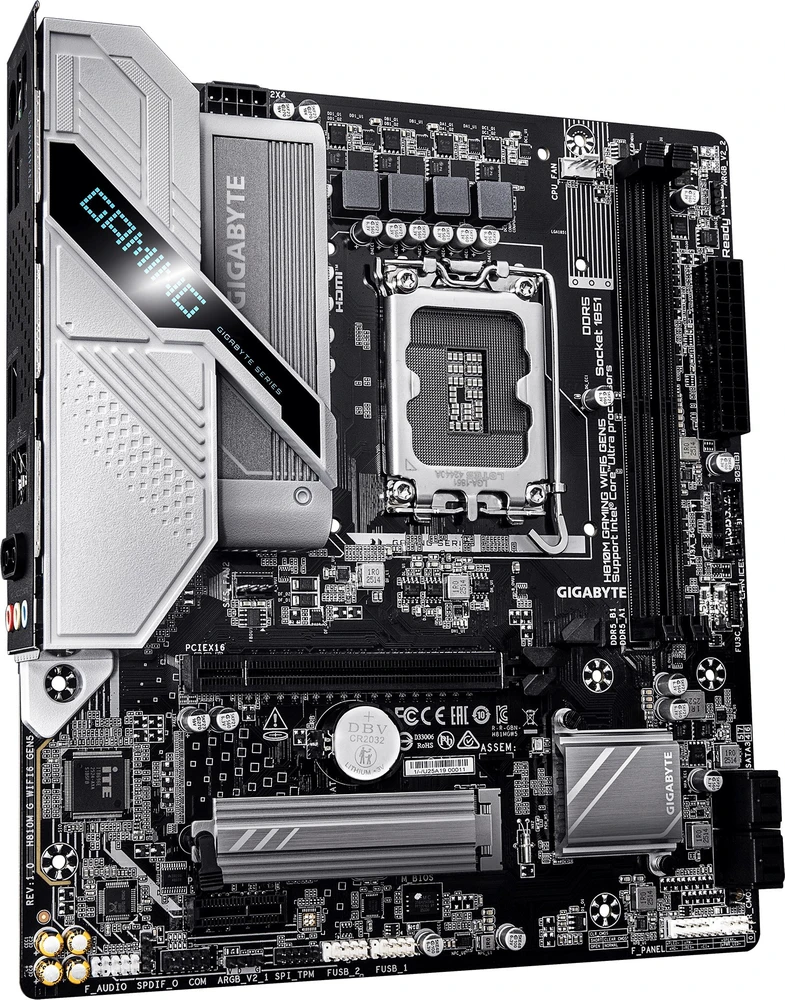 pagrindinė plokštė Gigabyte H810M GAMING WIFI6 GEN5