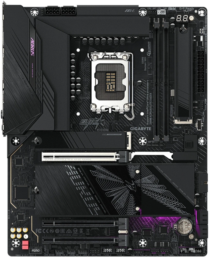 pagrindinė plokštė Gigabyte Z890 AORUS ELITE DUO X
