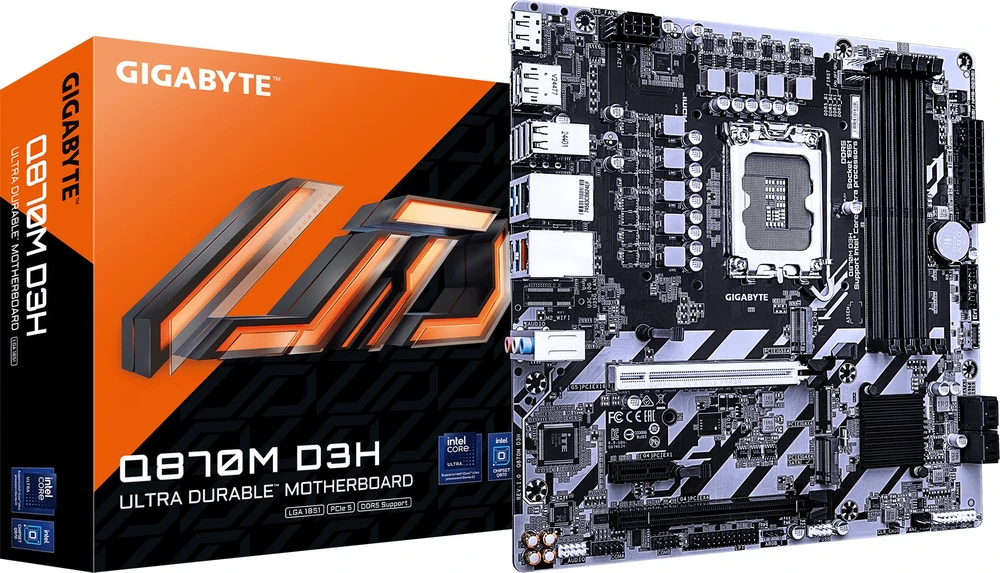 pagrindinė plokštė Gigabyte Q870M D3H