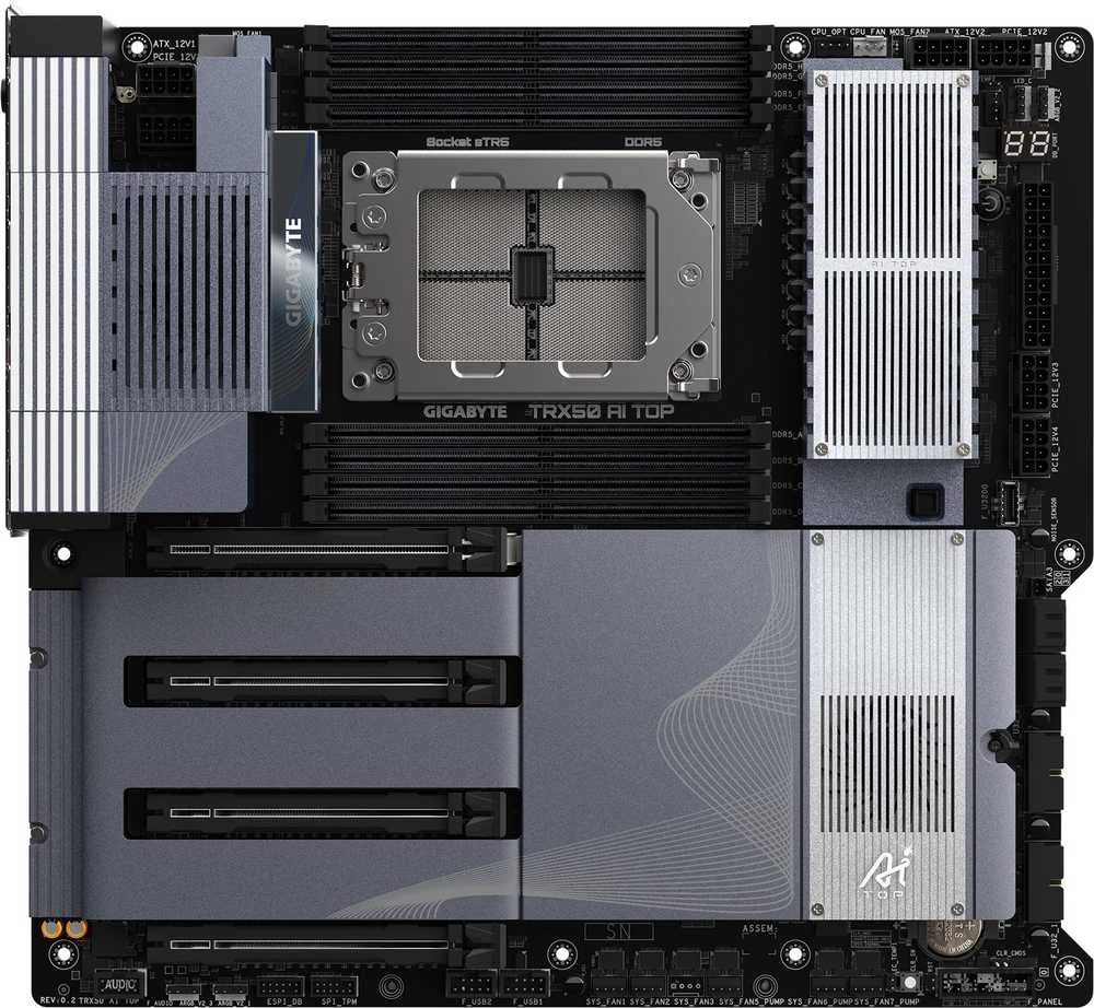 Pagrindinė plokštė Gigabyte TRX50 AI TOP (sTR5) (D)