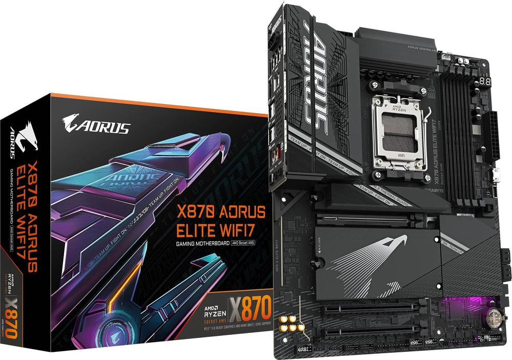 Pagrindinė plokštė GIGABYTE X870 A ELITE WIFI7 AM5 ATX MB