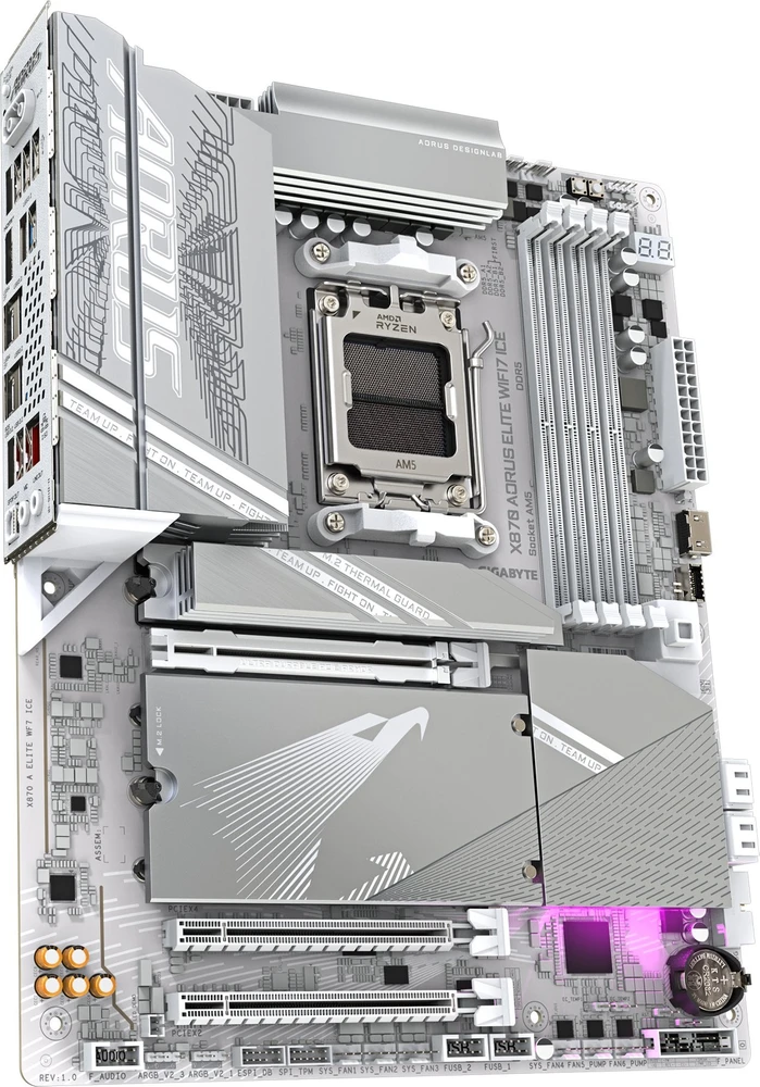 Pagrindinė plokštė GIGABYTE X870 AORUS ELITE WIFI7 ICE