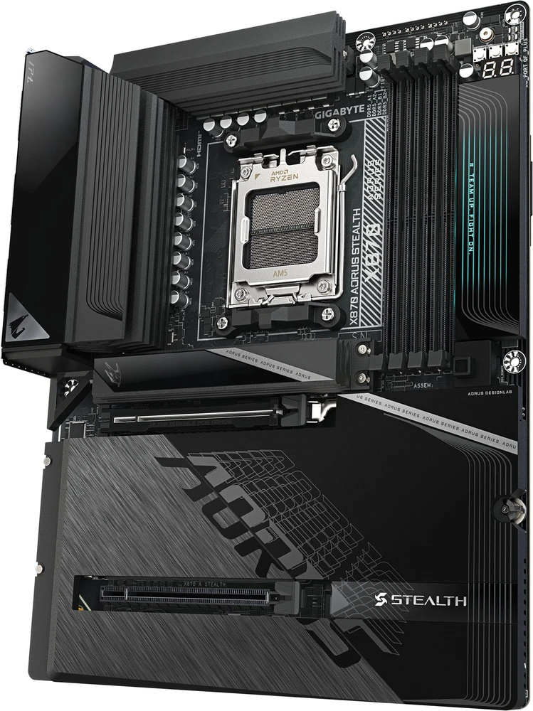 pagrindinė plokštė Gigabyte X870 AORUS STEALTH