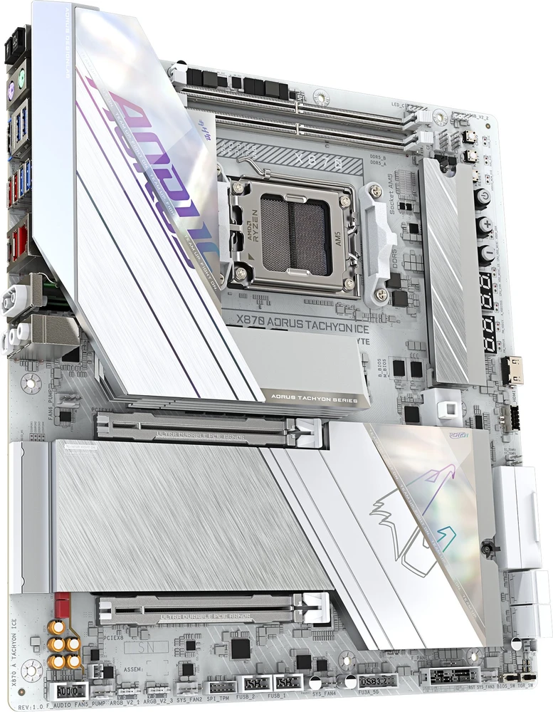 Pagrindinė plokštė GIGABYTE X870 A TACHYON ICE AM5 ATX MB