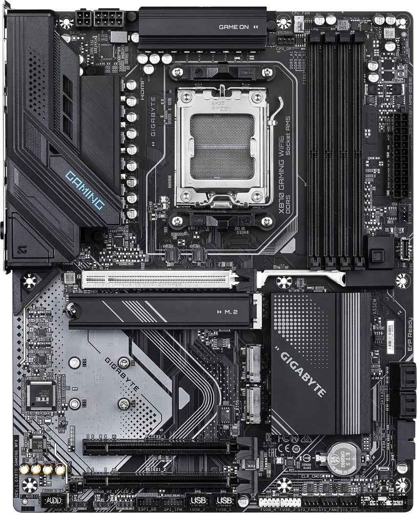 Pagrindinė plokštė GIGABYTE X870 GAMING WF6 AM5 4xDDR5 6xSATA 3xM.2
