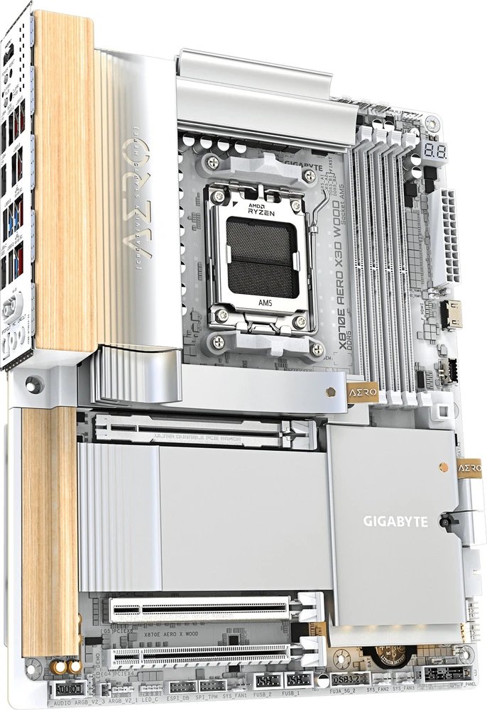 Pagrindinė plokštė Gigabyte X870E AERO X DARK WOOD